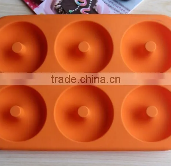 Hot Sell Silicone Bagels Mold DIY Doughnut Mold Baking Pan photo-4