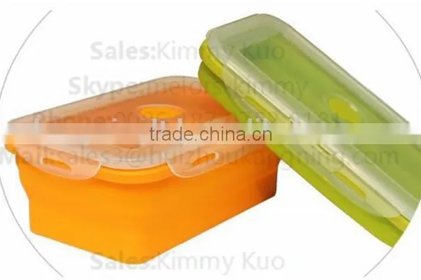 Heat Resistant Airtight Microwave Food Grade Siliconec Food Container photo-2
