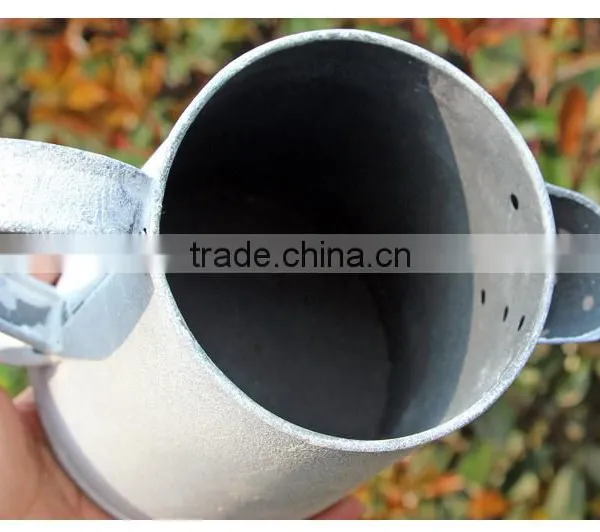 China Cheap Custom Printed Antique Indoor Decoration Metal Flower Pots With Birds Printing for Livingroom photo-6
