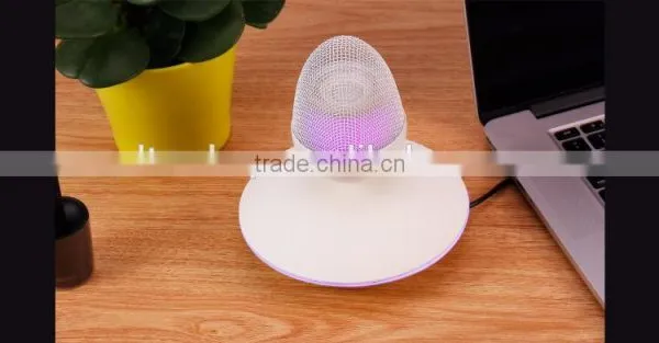 Cool Wireless Bluetooth MP3 Magnetic Suspension Speaker With Color Conversion Stereo Sound Music For USB Charging photo-5