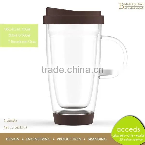 Borosilicate Coffee Glass With Silicone Base photo-6