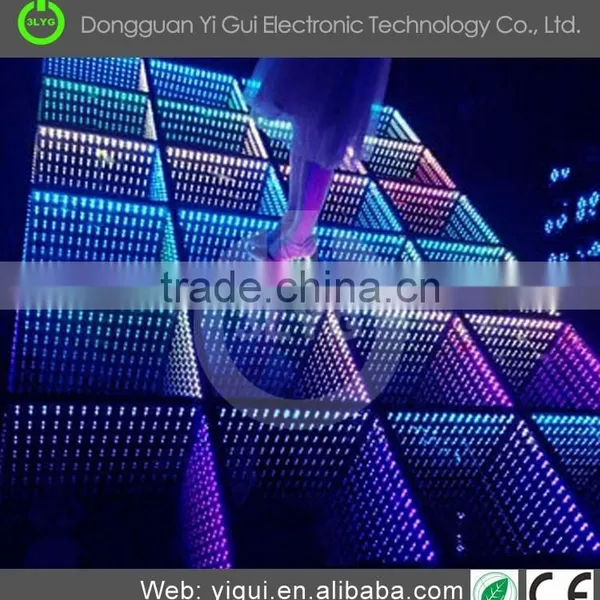 Factory Price Christmas Led Light Stage Lighting Interactive Panels Led Dance Floor