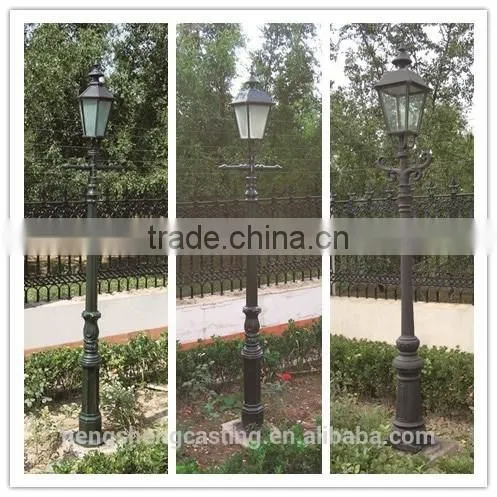Spanish Style Street Cast Iron Antique Lighting Pole photo-5