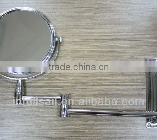 Movable Mirror,Chrome Framed Silver Bath Mirror,Bath Mirror With Shelves photo-2
