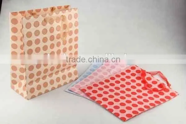 Foldable Gift Bag / Shopping Bag With Dots photo-3
