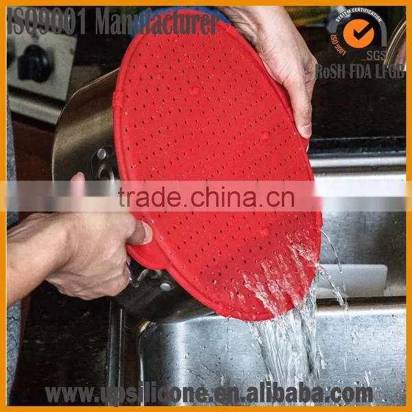 Multi-function Splatter Screen Easy Cooking Splatter Silicone Cooking Liner photo-4