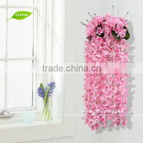 GNW FLV01 Artificial Wisteria Flower With Any Color for Wedding Ornament photo-2
