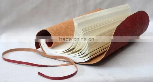 Handmade Vintage Strip Closer Crush Rolled Leather Journal photo-2