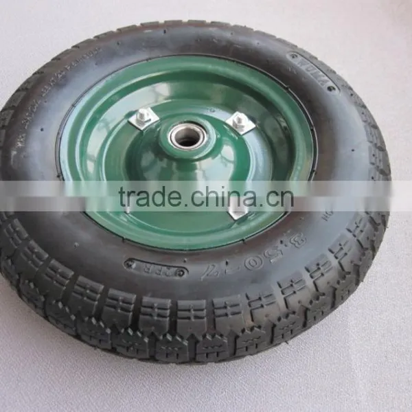 Air Wheel 3.50-7 Pneumatic Rubber Wheel Air Wheel 3.50-7/3.00-8 photo-2
