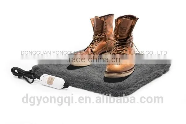 CE Approval 12V Low Voltage Electric Foot Warmer Pad With Cover and Thermostat photo-2