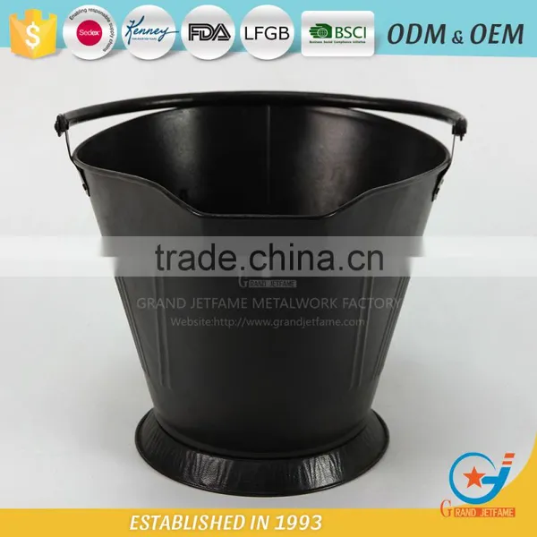 Metal Ash Can Scuttle Bucket Coal Scuttles photo-3