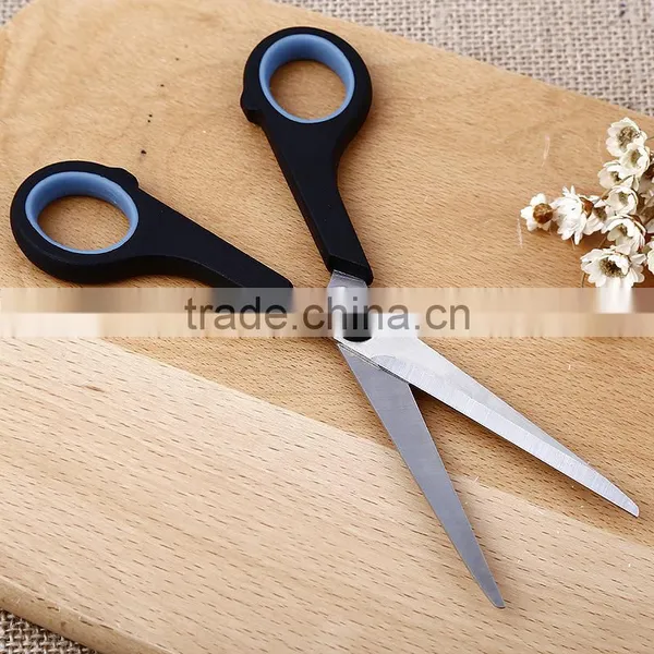 New Material Students Office Stainless Steel Blade Rubber and Plastic Scissors photo-2