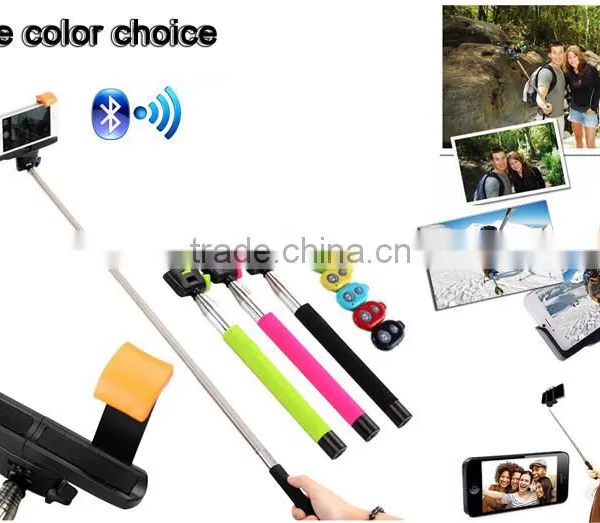 2015 Hot Selling Extendable Selfie Stick With Rechargeable , Walking Stick photo-2