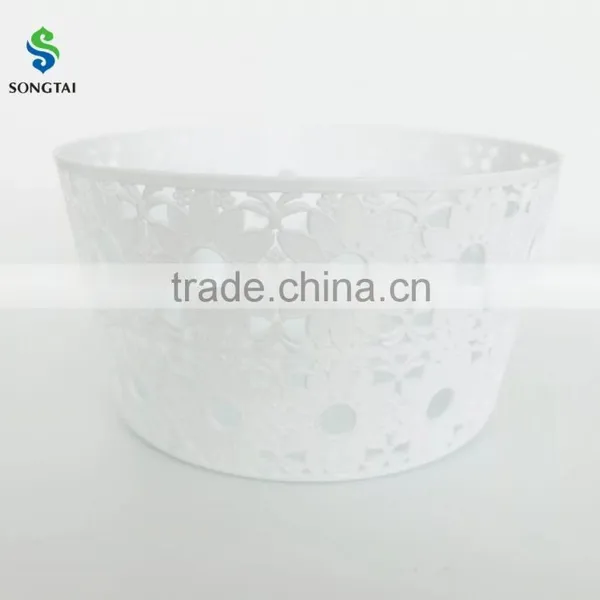 2016 New Type pp Circular Plastic Basket With Sunflower photo-4