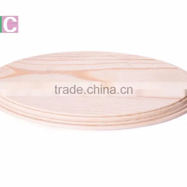 2016 Handcraft Unfinished Round Wooden Serving Plate photo-3