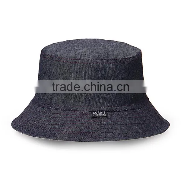 Wholesale Promotional Custom High Quality Blank Design You Own Mesh Plain Bucket Hat With String photo-2
