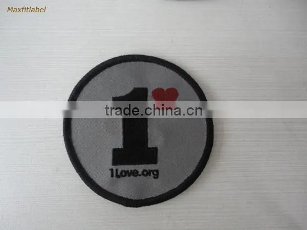 China Direct Factory Wholesale Fashion Woven Patch, Woven Badge photo-5