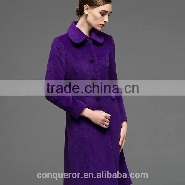 Made To Measure Women's Warm Winter Wool Overcoat Long Coat Fashion Outwear photo-2