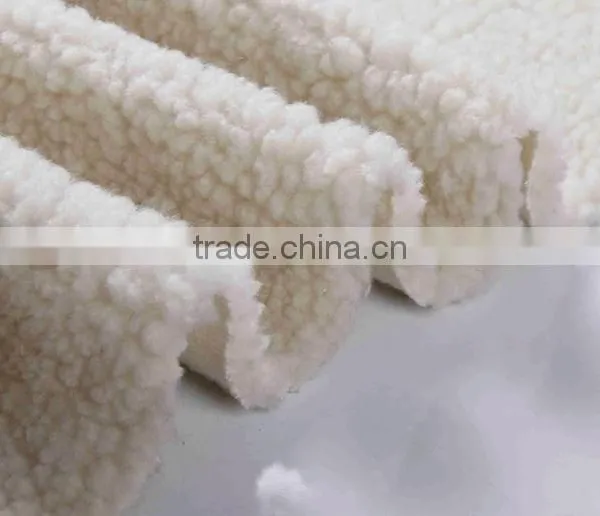 100 Polyester Berber Fleece Textile Fabric,thick Polyester Berber Fleece photo-4