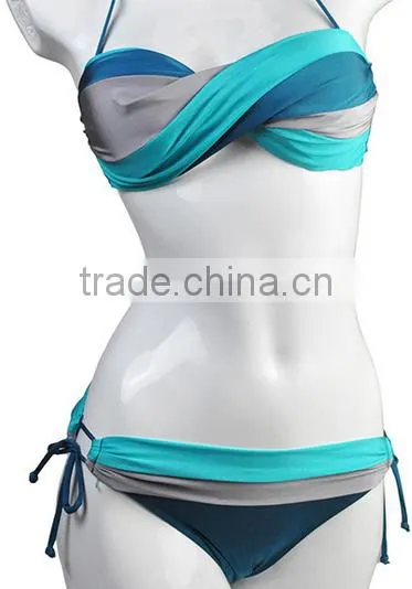 2016 Custom Sexy Seamless Reversible Brazilian Bikini (B132010) photo-3