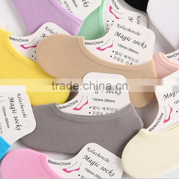 Zm40572b Summer Ventilate Velvet Women Cotton Socks Ladies Fancy Low-cut Liners Socks photo-3