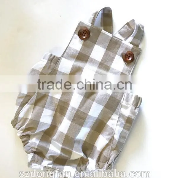 Nice Quality Vintage Kids Clothes Boys Unisex Cotton Playsuit Romper 000-3 photo-2