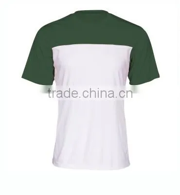 140gsm Jersey Men's Custom t Shirt With Double Color Pieces Stitching photo-3