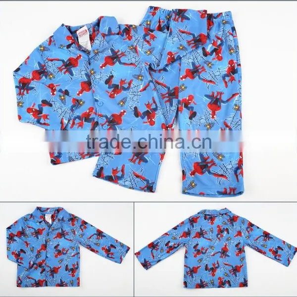 Coat Style Pajamas Spiderman Set Sleep Wear photo-2