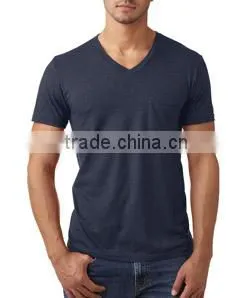 Next Level Apparel Men's CVC Pocket V Tee - Made From 60% Cotton and 40% Polyester, Features a Pocket and Comes With Your Logo photo-3