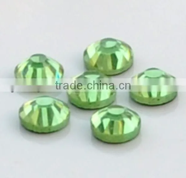 Crystal Fashion DMC Hot Fix Stone Shiny Garment Accessories for Apparel in Peridot photo-4