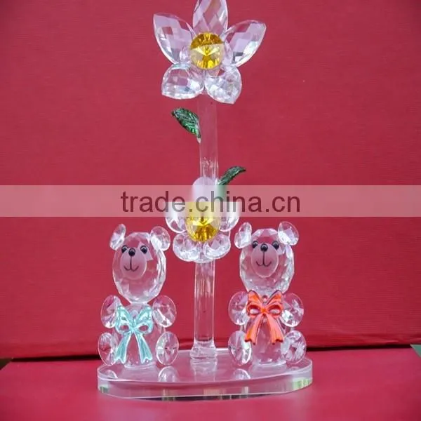 Personalized Coupled Crystal Wedding Favors Bear For Guests Takeaway Souvenirs