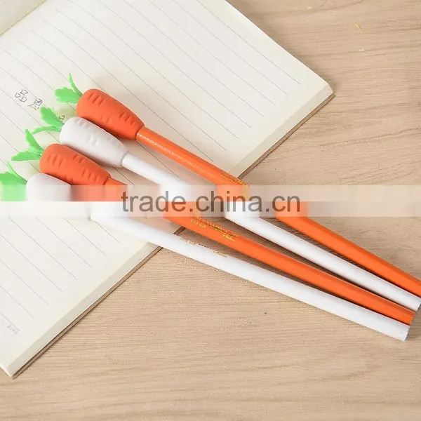 Novel Creative 3d Carrot Jumbo Pencil With Eraser Toppers Customs photo-3