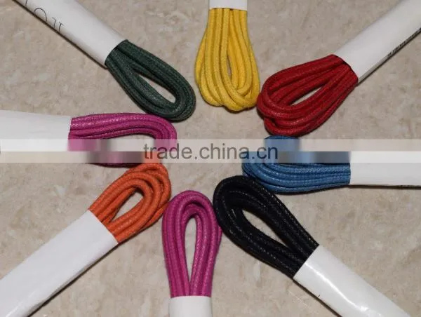 Multi Waxed Coated Shoelaces photo-3