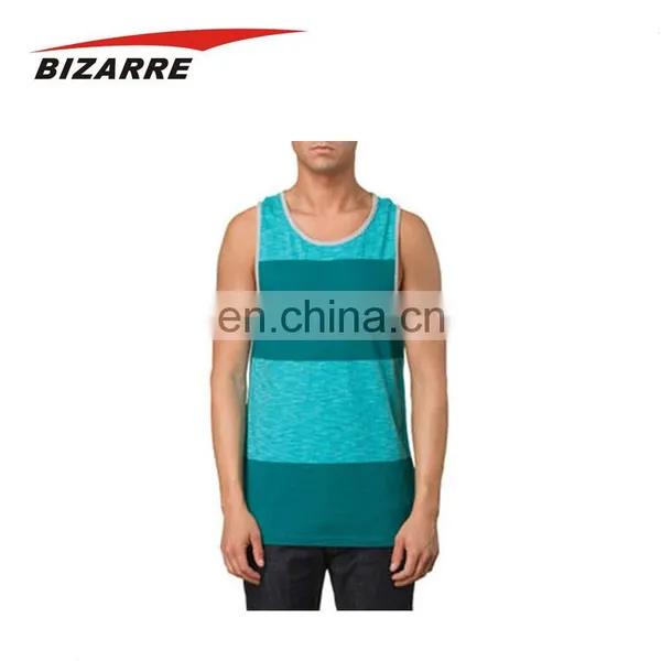 New Mens Spandex Custom Logo Body Building Polyester Singlet photo-6