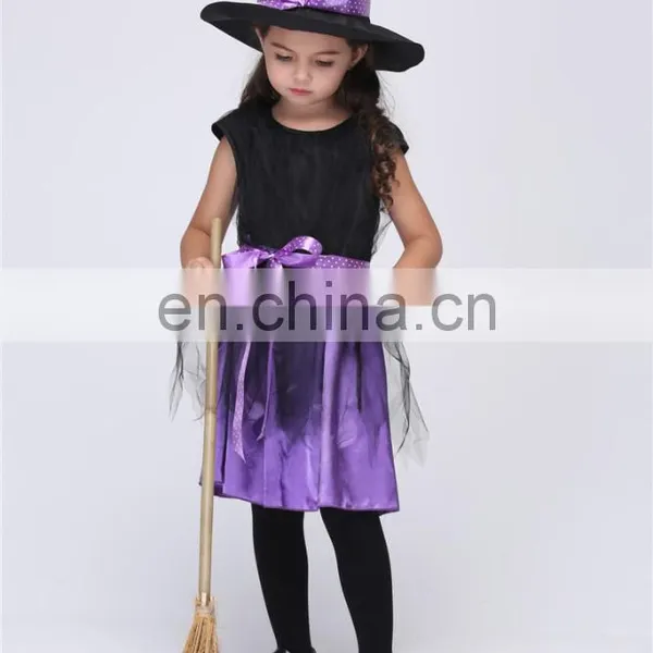 Children Girl Witch Fancy Party Halloween Costume FGCC-0156 photo-4