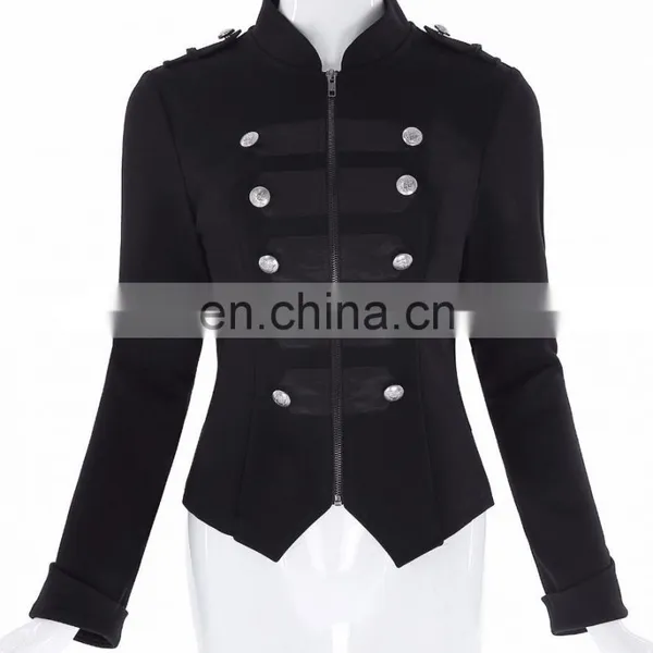 Ladies Steam Punk Long Sleeve Gothic Jacket