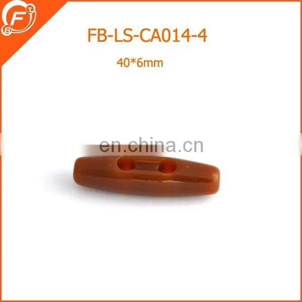 Plastic Acrylic Horn Toggle Button for Coat Garments photo-4