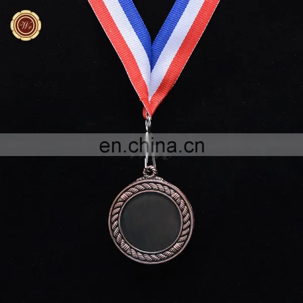 Wr Wholesale Bronze Running Medal Quality Metal Awards Medal Art Craft School Game photo-3