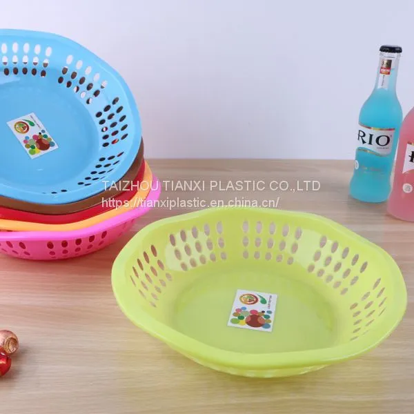 TXA-18 PLASTIC SQUARE BIG SIZE PLASTIC FRUIT BASKET photo-3