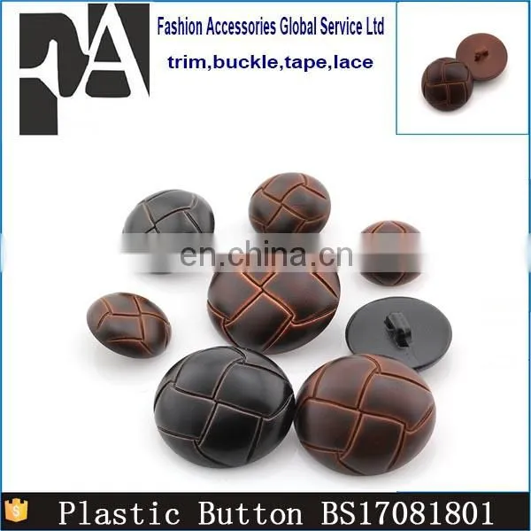 Classic Round Plastic Football Shaped Buttons For Coat photo-6