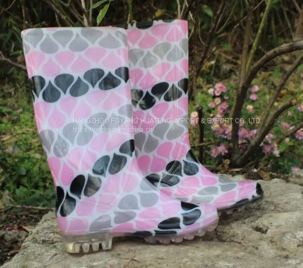 Various Colour Women Rain Boots,New Fashion Women Rain Boots,Popular Style Lady PVC Boots, Boots photo-5