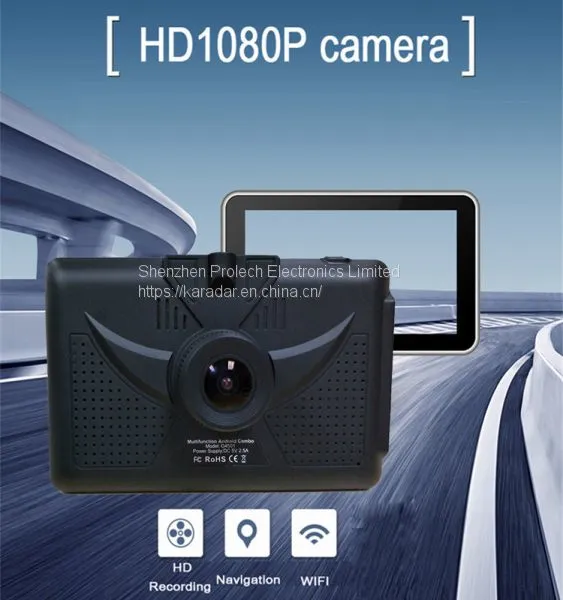 High Quality DVR Camera Car Gps Navigator Support Front and Back Two Way Recording photo-4