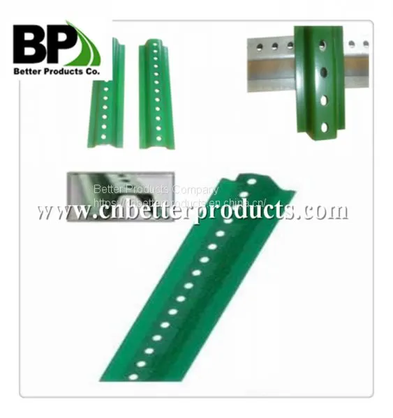 perforated steel u channel sign post for traffic safety sign