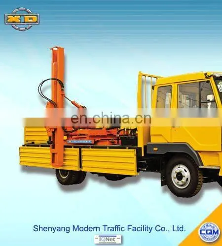 Vehicle-mounted Hydraulic Pile Driver for Highway Guardrail From Manufacturer photo-2