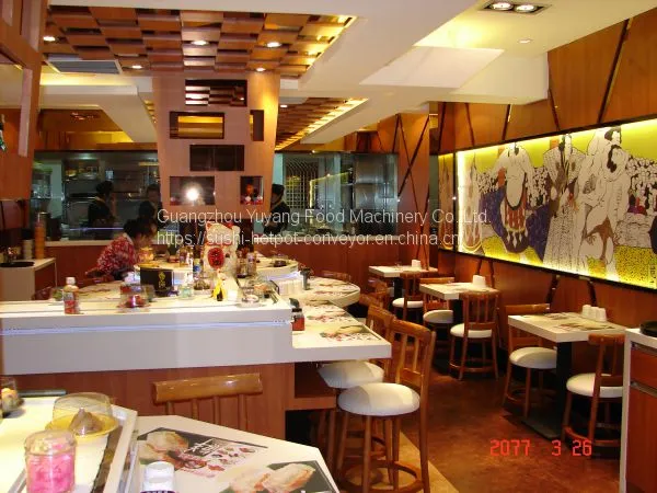 Conveyor Belt Sushi System Food Delivery System: Factory - Michaeldeng@gdyuyang.com photo-3
