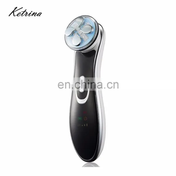 Ketrina Skincare Device Electric RF EMS Led Light Anti Wrinkle Face Lifting Roller Massage photo-2