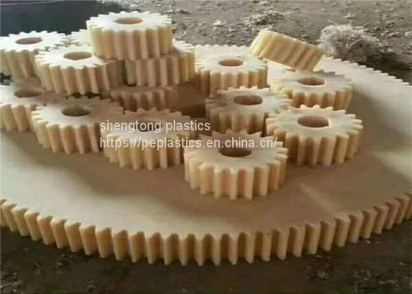 CNC Machining Cast Nylon Plastic Machining Gear,sheave,pulley Parts photo-3
