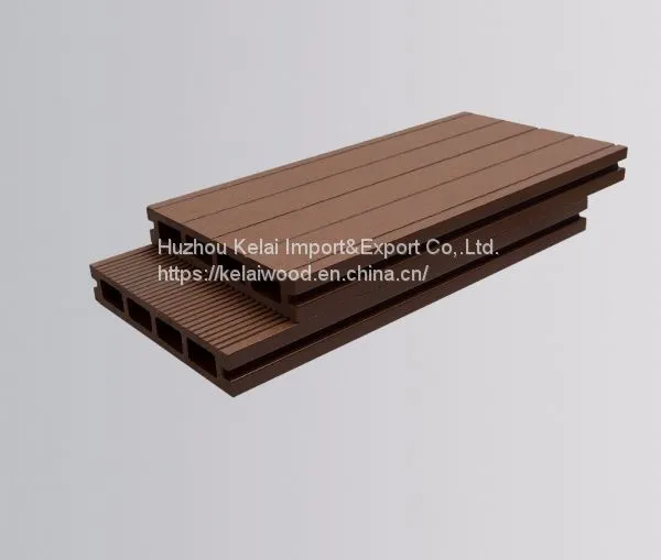 Anti Crack Traditional Wpc Hollow Decking photo-5