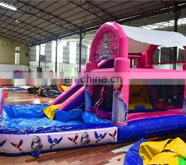Inflatable Princes Bouncer Bouncy Castle House With Pool ,Inflatable Jumping and Slide Bouncer Castle For Family , Business photo-3