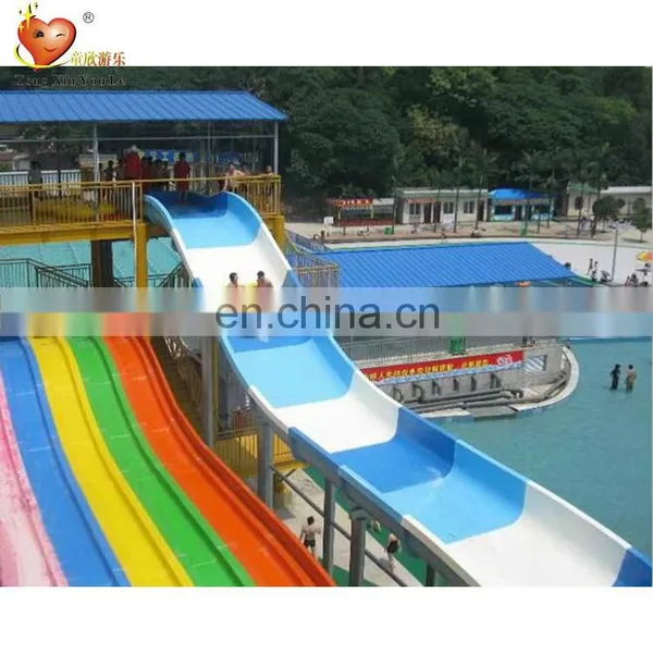 Fiberglass Water Park Swimming Pool Equipment Family Water Slides for Kids and Parents photo-3